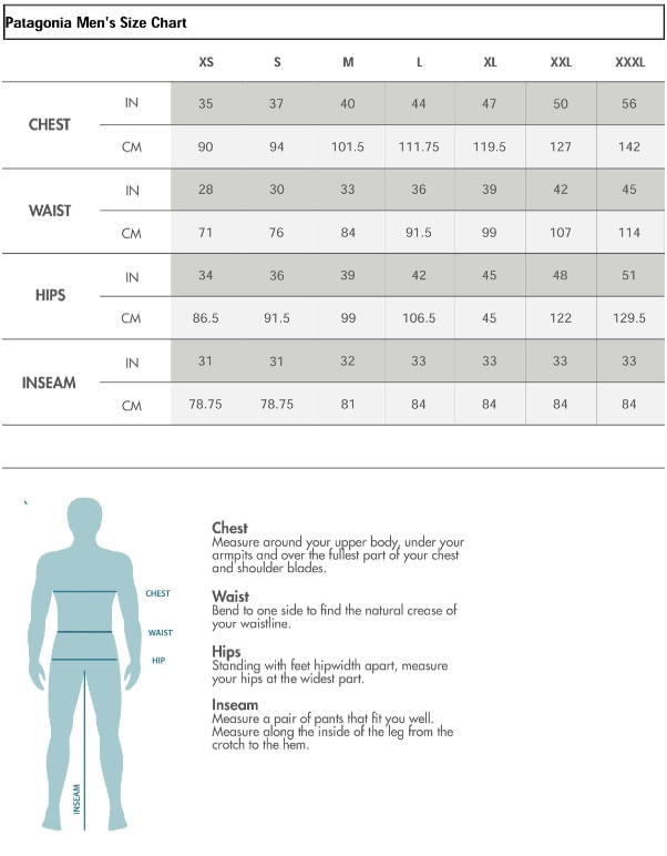 patagonia-mens-size-chart