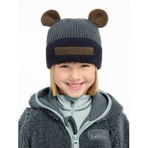 LeMieux Unisex Mini Bear Beanie - Petrol