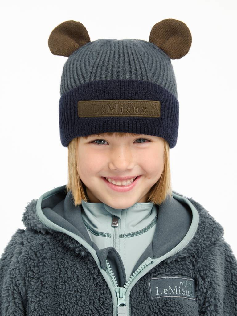 LeMieux-Unisex-Mini-Bear-Beanie---Petrol