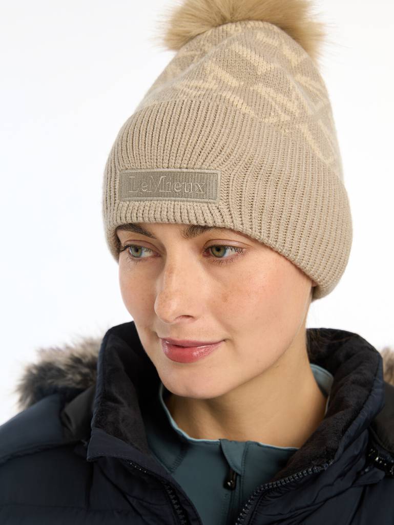 LeMieux-Unisex-Beanie-Hat---Stone
