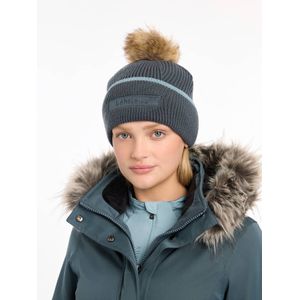 LeMieux Unisex Clara Cable Knit Beanie - Petrol