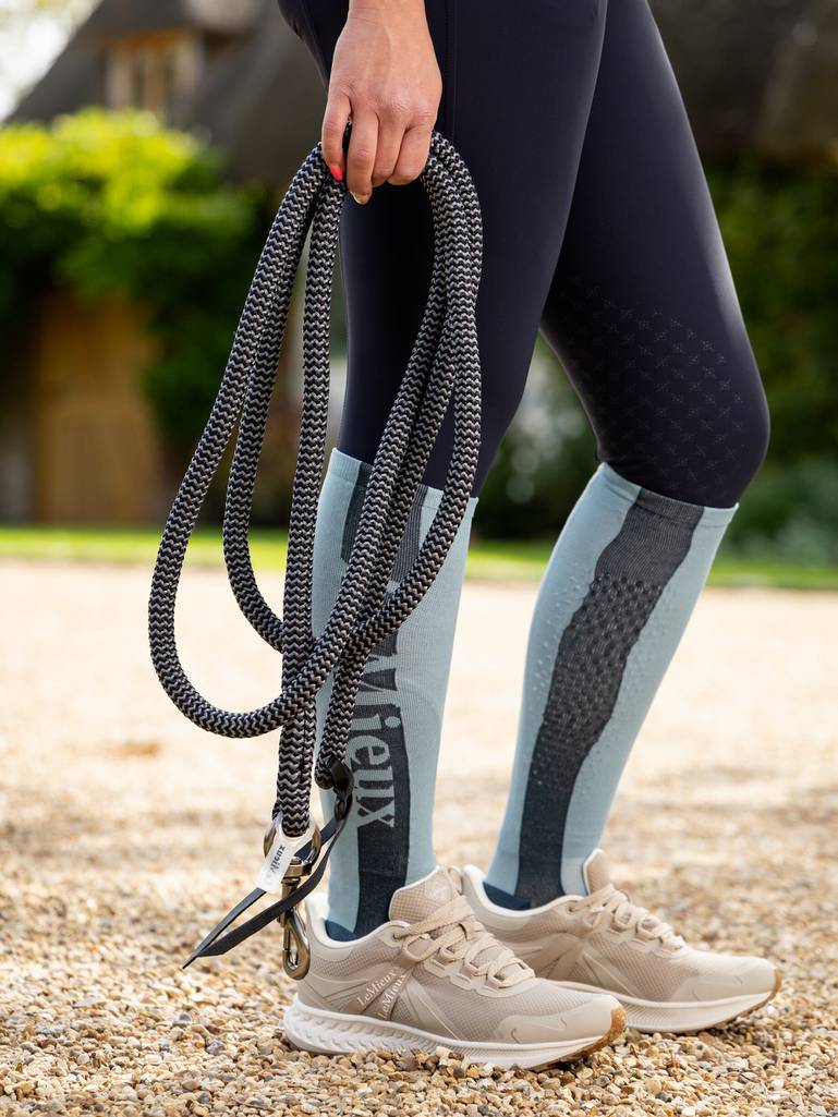 LeMieux-Training-Leadrope---Navy---Grey