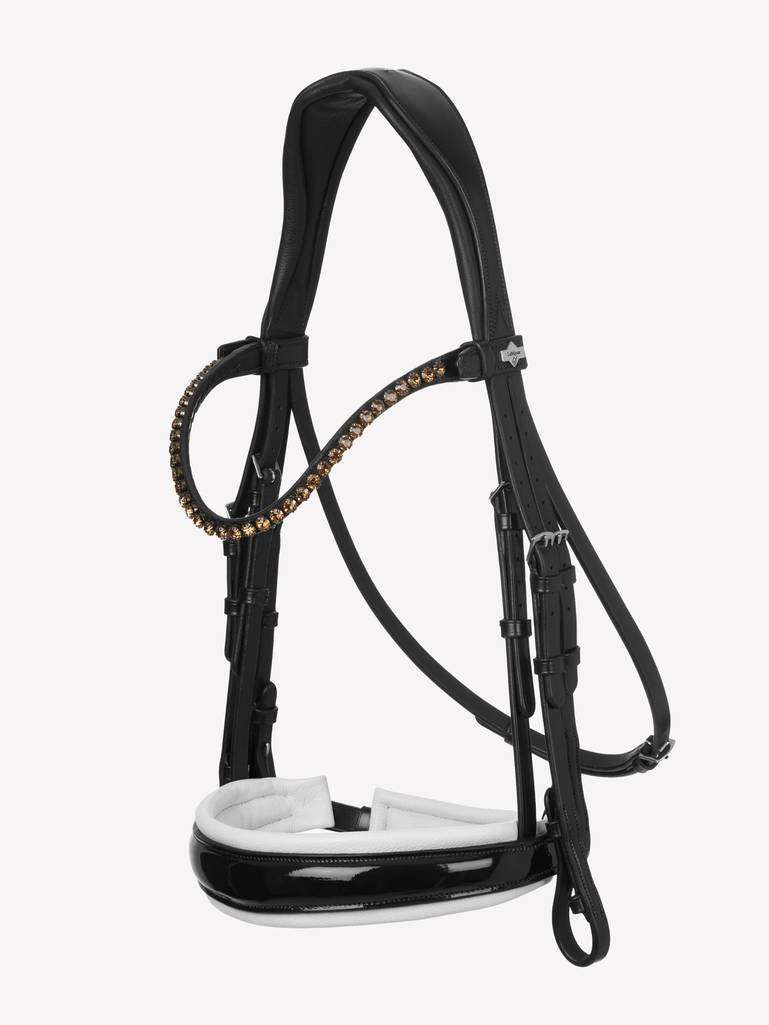 LeMieux-Kudos-Double-Bridle---Black---White