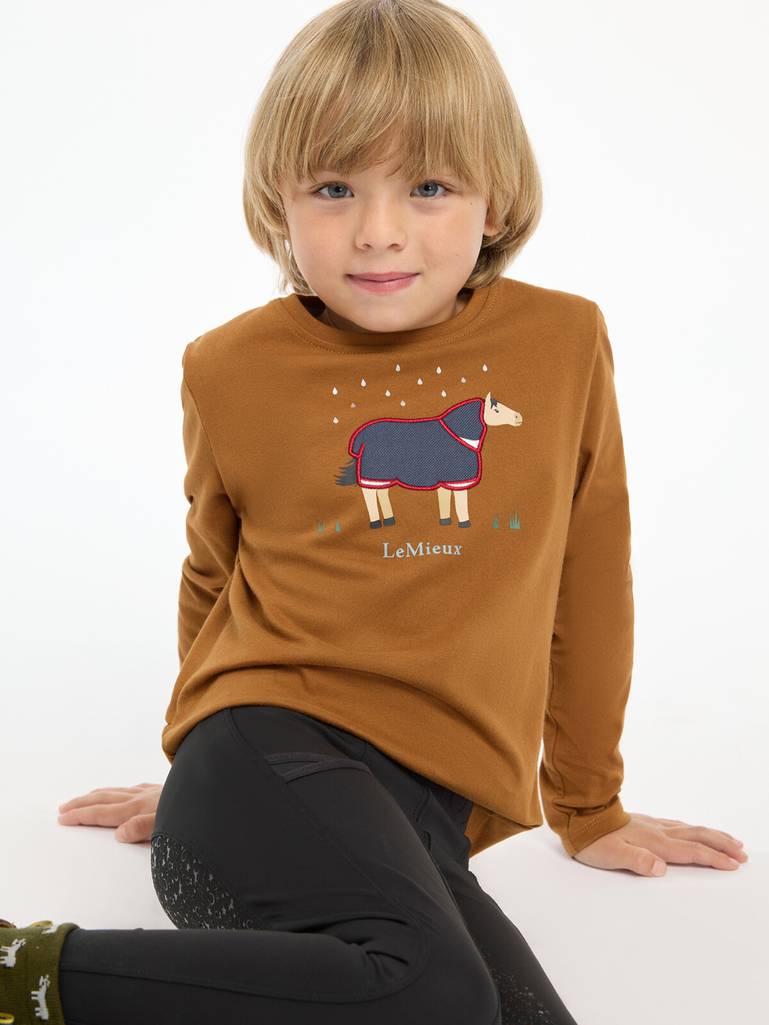 LeMieux-Kids--Mini-Jessie-Long-Sleeve-Top---Ginger