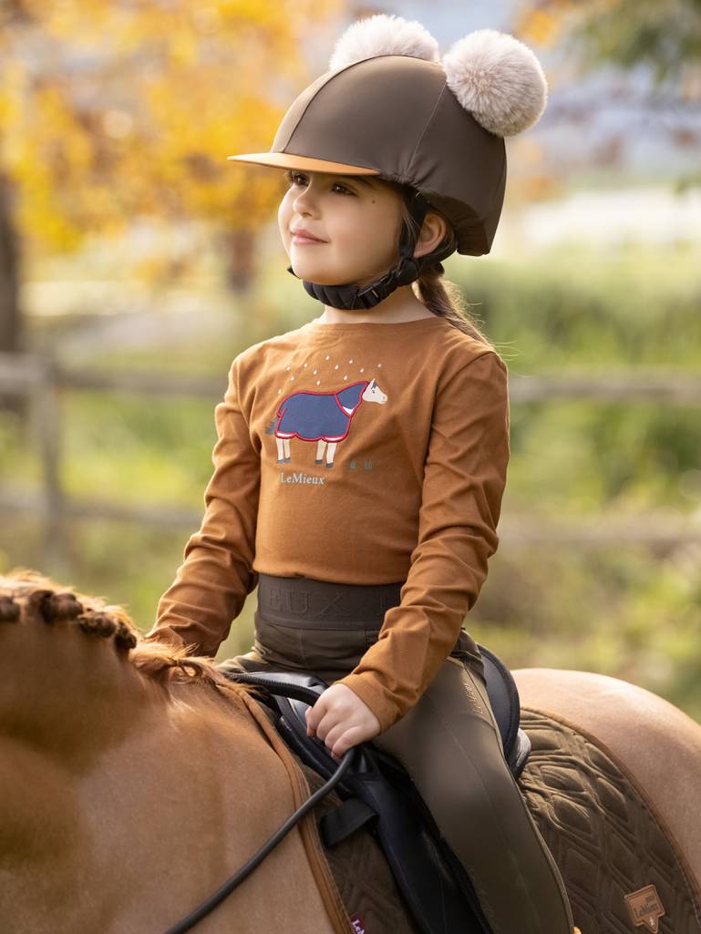 LeMieux-Kids--Mini-Jessie-Long-Sleeve-Top---Ginger