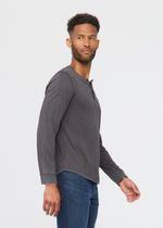 DU-ER-Men-s-Purepima-Henley-Long-Sleeve---Grey