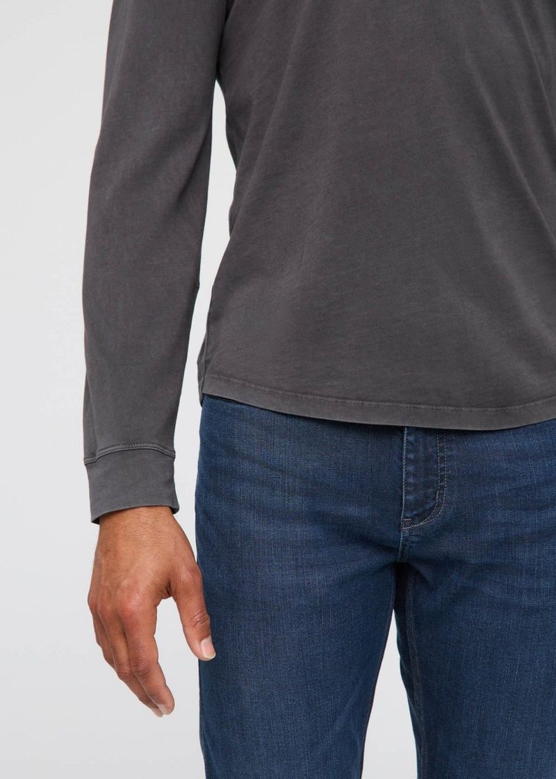 DU-ER-Men-s-Purepima-Henley-Long-Sleeve---Grey