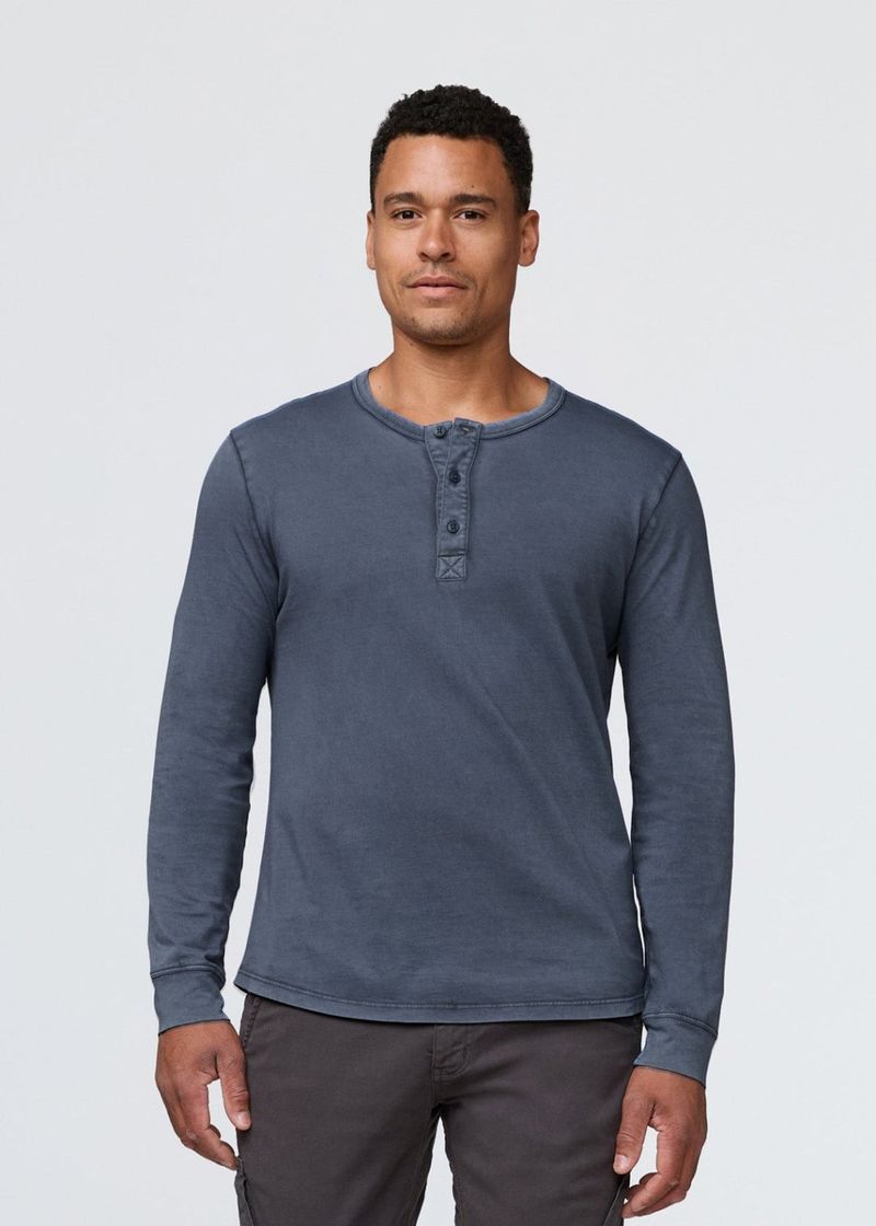 DU-ER-Men-s-Purepima-Henley-Long-Sleeve---Indigo