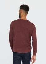 DU-ER-Men-s-Purepima-Henley-Long-Sleeve---Red-Rock