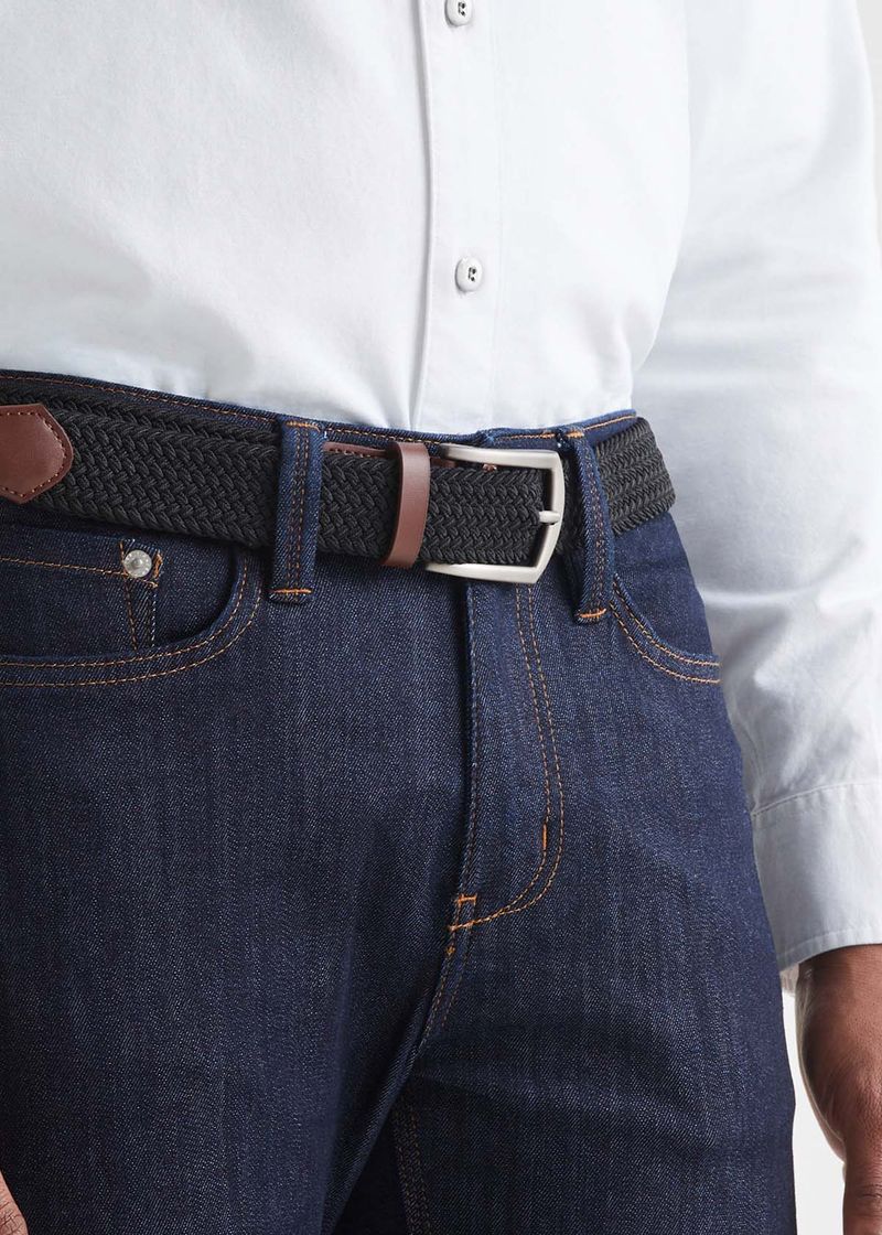 DU-ER-Men-s-Stretch-Belt---Black---Brown