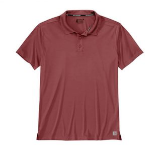 Carhartt Men's Force Sun Polo - Crimson