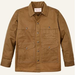 Filson Men's Tin Cloth Cruiser Jacket- Dark Tan