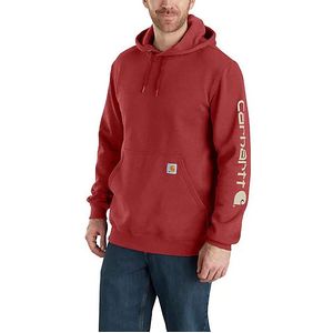 Carhartt Men's Midweight Logo Hoodie - Crabapple