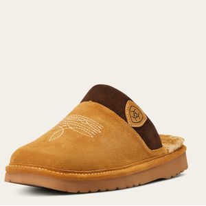 Ariat Men's Silversmith Square Toe Slipper - Chestnut/Chocolate