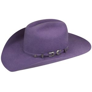 Bailey Renegade Punchy Wool Felt Western Hat - Purple