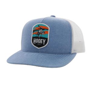 Hooey Unisex "Cheyenne" Snapback Hat  - Blue/White