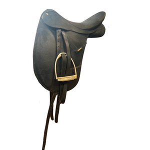 Used Wintec Pro Dressage Saddle 16"/Adj - Black