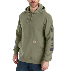 Carhartt Men's Midweight Logo Hoodie - Dusty Olive