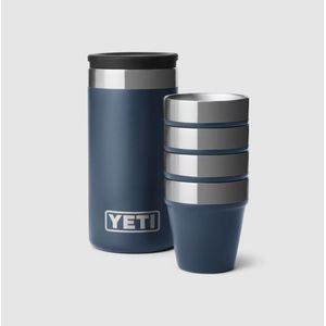 Yeti Shot Glasses & Carrying Case - Navy