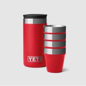 Yeti Shot Glasses & Carrying Case - Rescue Red