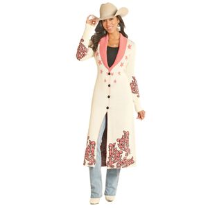 Panhandle Women's Cowgirl Duster - Cream