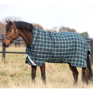 Rhino® Wug Turnout (100g Light) - Hunter Check/ Navy & Green