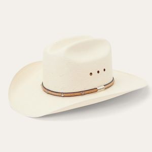 Stetson Angus 10X Straw Cowboy Hat - Natural