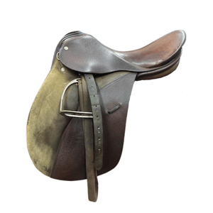 Used Kieffer All Purpose Saddle 17.5"/MN - Brown