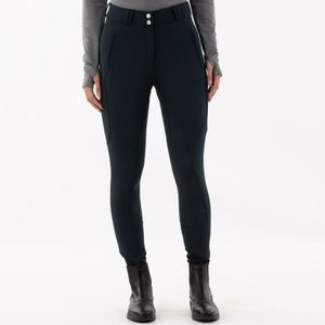 BR Equestrian Women's Softshell Riding Froukje Full Seat Breeches - Carbon