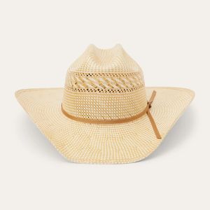 Stetson Classic 10X Straw Cowboy Hat - Ivory/Wheat