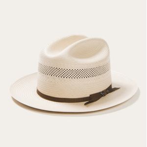 Stetson Open Road 10X Straw Cowboy Hat - Toasted