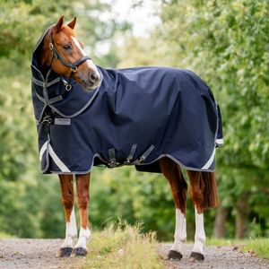 Rambo® Supreme 1680D Vari-Layer Turnout (450g Heavy) - Navy/Thunderstorm Grey/ Silver