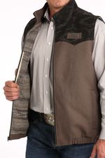 Cinch-Men-s-Wooly-Vest---Brown