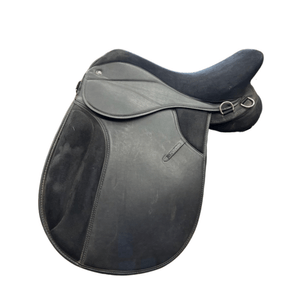 Used Thorowgood Griffin Dressage Saddle 17"/MW - Black