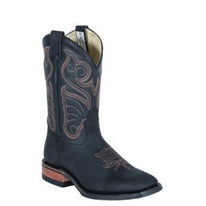 Canada West Men's Westerns 5579 - Black Crazy Horse / Black Deertan