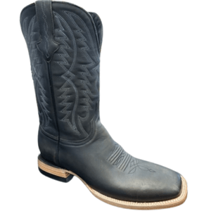 Resistol Men's Harnman Black - Square Toe Western Boots