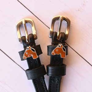 ManeJane Spur Straps - Bay Horse