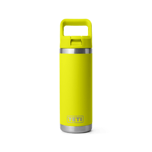 Yeti Rambler 532ml(18oz) Bottle With Straw Cap - Firefly Yellow