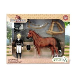 Breyer Corral Pals Tournament Rider and Horse Set