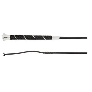 BR Andromeda Dressage Whip - Black/Silver