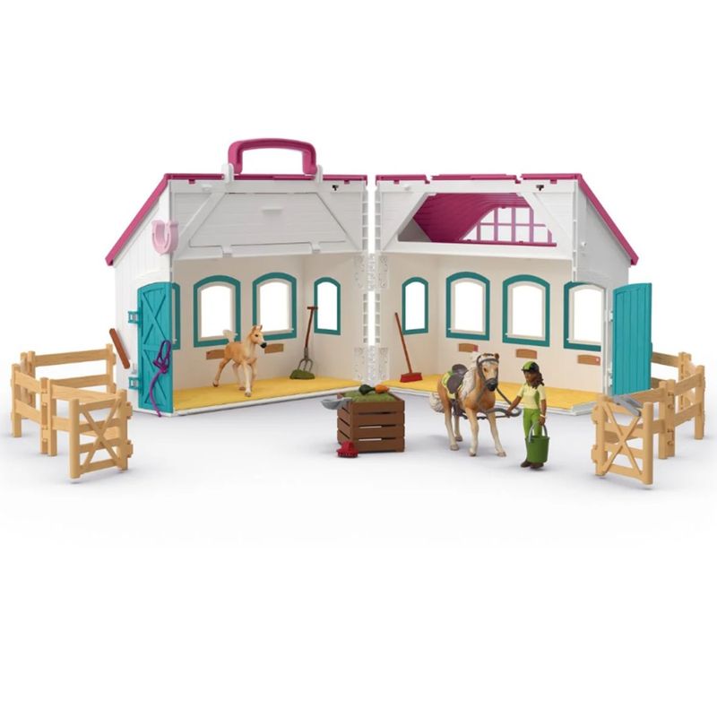 schleich-little-horseshoe-open-stable