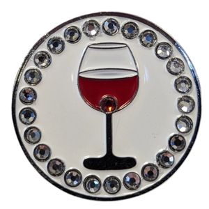 Head'N Home Bling Wine Glass | Magnetic Hat Pin