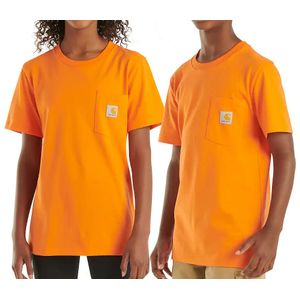 Carhartt Kids' Short Sleeve Pocket T-Shirt (Toddler/Child/Youth) - Orange