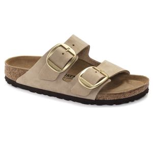 Birkenstock Arizona Big Buckle Nubuck Leather Sandcastle (1024064)