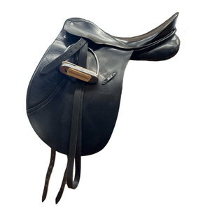 Used Passier Optimum Dressage Saddle 18"/W - Black