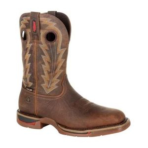 Rocky Long Range 11" Waterproof Western Boot - Distressed Brown