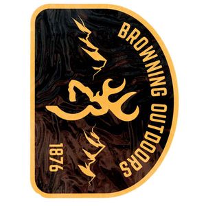 BROWNING OUTDOOR PATCH BLK/YEL(BROWNING C0001474)