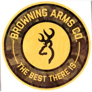 Browning Arms Co. Patch - Camo/Yellow