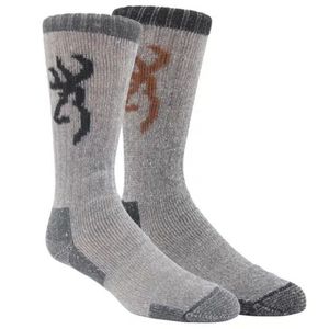 Browning Poplar High Socks 2 Pairs – Castlerock/Black