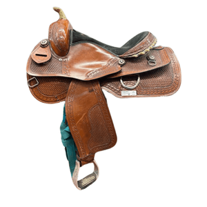 Used Sierra Western Saddle 16"/FQH - Brown